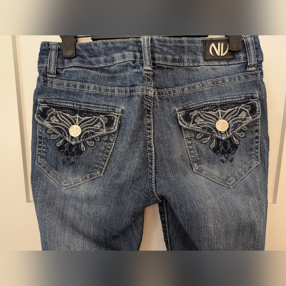 NV Denim - NV Embroidered Y2K Skinny Jeans